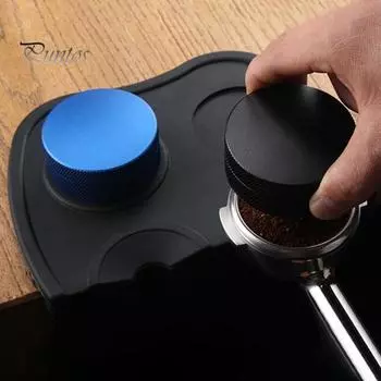 Коврик для трамбовки кофе, силиконовый коврик для трамбовки эспрессо из пищевого силикона, нескользящий коврик для прессования кофе для эспрессо-машины, защита столешниц, инструменты A