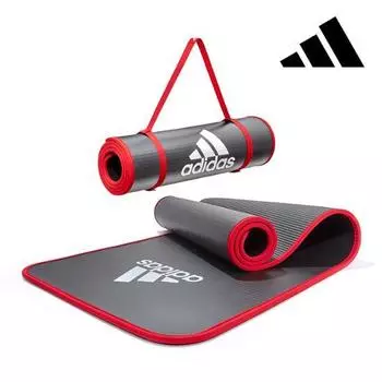Коврик для тренировок Adidas AB 10мм 2цвета Gray (including strap)