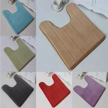 Коврик для туалета, домашний мягкий практичный многофункциональный популярный моющийся коврик для ванны, противоскользящий коврик, удобный пенопласт с эффектом памяти 40*60cm