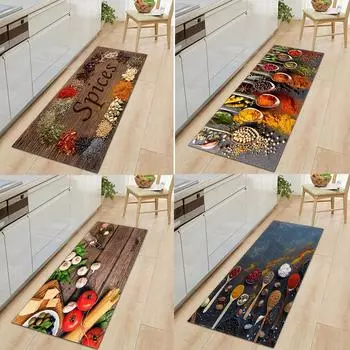 Коврик для украшения гостиной, спальни, балкона, ванной комнаты, нескользящий длинный ковер, кухонный коврик, коврик для входной двери дома 50x80cm