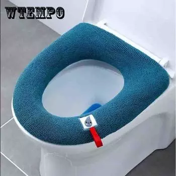 Коврик для унитаза Home Four Seasons Universal, чехол для унитаза, стиральная машина для унитаза, симпатичная зимняя утолщенная подушка для сиденья, коврик для унитаза