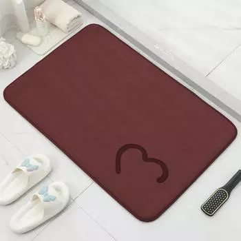 Коврик для унитаза Line Love Printed, впитывающий коврик для ног, новый коврик для ног, нескользящий коврик для ванной, утолщенный коврик 40cm*60cm