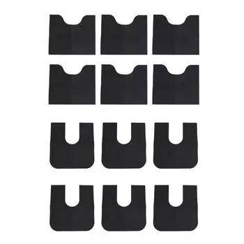 Коврик для унитаза темно-серый, моющийся, многоразовый, для приучения к горшку, коврик для туалета в ванной комнате U Shape