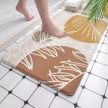 Коврик для унитаза, впитывающий нескользящий коврик для ванной комнаты, коврик для туалета в спальне, коврик для входа в туалет, ковер 40X60cm