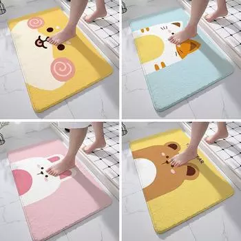 Коврик для унитаза, впитывающий нескользящий коврик для ванной комнаты, коврик для туалета в спальне, коврик для входа в туалет, ковер 40X60cm