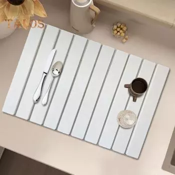 Коврик для ванной Diatom Ooze, противоскользящий, складной, быстро впитывающий воду, коврик для ванной, складной коврик для душа, домашний декор 60cm белый