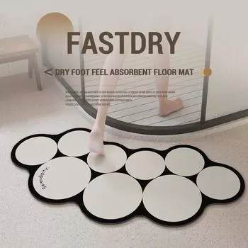 Коврик для ванной из диатомита, ковер для ванной комнаты, быстросохнущий, нескользящий, коврик для ног, суперабсорбирующий коврик для душа, коврик для унитаза, коврик для двери, моющийся 36cmx70cm