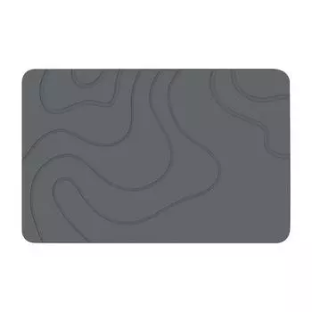 Коврик для ванной из кизельгура, нескользящий, коврик для душа, коврик для ванной, быстросохнущий, коврик для ванной, суперабсорбирующий коврик для ванной 60X39 см One Size белый