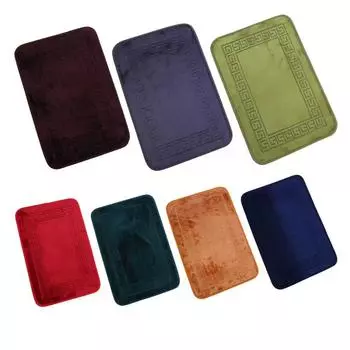 Коврик для ванной из кораллового флиса, нескользящий, впитывающий, настраиваемый, 40x60 см, полотенце для пола в ванной комнате 40cm*60cm 230g