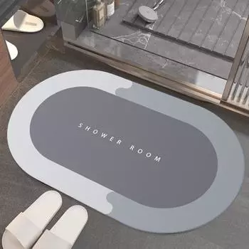 Коврик для ванной комнаты Быстро впитывающий Быстросохнущий Нескользящая подложка с дезодорантом против пятен Многоцелевой Коврик для ванной Душ Раковина Кухня