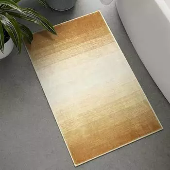 Коврик для ванной комнаты Быстро впитывающий Быстросохнущий Градиентный цвет Нескользящий Легко моется Многоцелевой ковер для раковины Кухонный ковер для спальни Гостиная Коврик 160cm