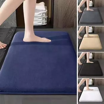 Коврик для ванной комнаты Быстро впитывающий Быстросохнущий Нескользящий Коврик для ног Легко моющийся Многоцелевой Коврик для ванной Душ Раковина Кухня S темно-серого