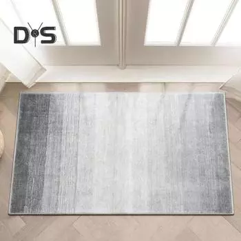 Коврик для ванной комнаты Быстро впитывающий Быстросохнущий Градиентный цвет Нескользящий Легко моется Многоцелевой ковер для раковины Кухонный ковер для спальни Гостиная Коврик 160cm хаки