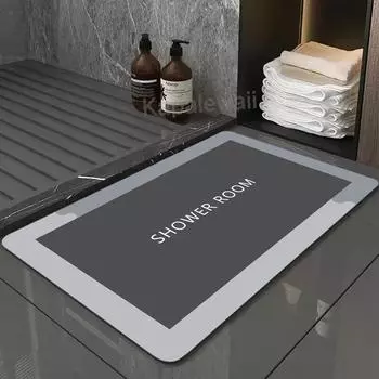 Коврик для ванной комнаты Diatom Simple Carpets Гостиная Диваны Столы Ковры Украшения Спальня Ковер Кабинет Гардероб Ковер Ковер 40x60cm кофейный