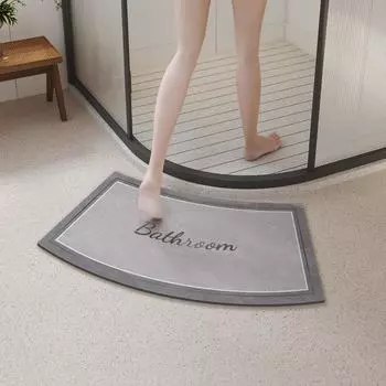 Коврик для ванной комнаты из диатомита, впитывающий коврик для ног, ковер, быстросохнущий, нескользящий, коврик для душа, коврик для унитаза, коврик для двери, моющийся 45cmx70cm