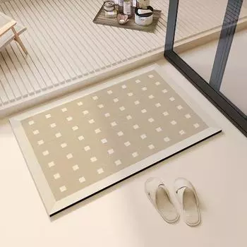 Коврик для ванной комнаты из диотомита, противоскользящий, для ног, суперабсорбирующий, быстросохнущий, коврик для душа, туалетный коврик, моющийся 40cmx50cm