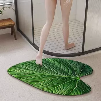 Коврик для ванной комнаты из диотомитового листа, впитывающие коврики для ног, противоскользящие резиновые коврики для комнаты, коврик для туалета, коврик для душа, входная дверь 40cmx60cm