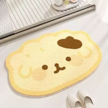 Коврик для ванной комнаты из искусственного кашемира, впитывающий противоскользящий коврик для ванной комнаты, быстросохнущий коврик для ног, ковер 30 * 50cm