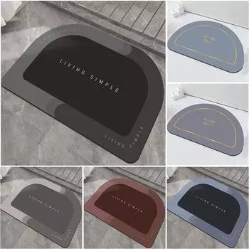 Коврик для ванной комнаты Милый ультраабсорбирующий ванна премиум-класса нескользящий диатомовый ил суперабсорбирующий быстросохнущий коврик для ванной комнаты украшение дома 30x40cm