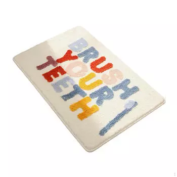 Коврик для ванной комнаты, моющийся нескользящий абсорбент для двери гостиной Brush