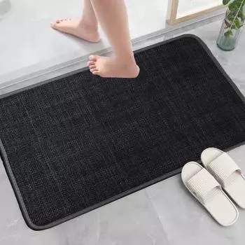 Коврик для ванной комнаты нескользящий быстросохнущий легко моющийся мягкий впитывающий коврик для душа 40x60cm светло-синий