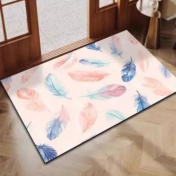 Коврик для ванной комнаты, нескользящий, впитывающий, противоскользящий, диатомовая грязь, быстросохнущий, коврик для ног, коврик для туалета и душа, коврик для двери в ванную комнату 40 * 60CM diatom mud