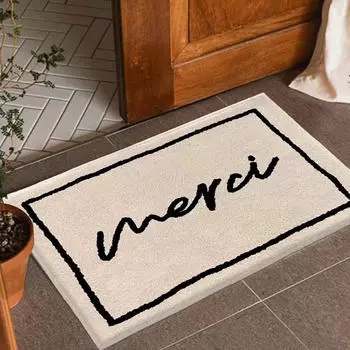 Коврик для ванной комнаты, нескользящий, впитывающий, мягкий, для двери, для раковины 40cmx60cm