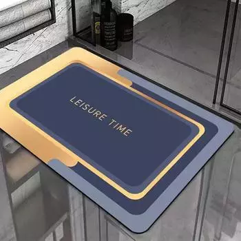 Коврик для ванной комнаты, противоскользящий коврик, коврик для ванной комнаты, впитывающий коврик для душевой зоны, простой в уходе 1
