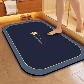 Коврик для ванной комнаты, противоскользящий коврик для двери ванной комнаты, противоскользящий впитывающий быстросохнущий коврик 1