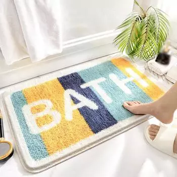 Коврик для ванной комнаты с противоскользящим покрытием, поглощающий воду, коврик для пола 40*60cm