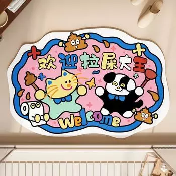 Коврик для ванной комнаты с рисунком, быстросохнущий, впитывающий, диатомит, устойчивый к обрастанию, простой в уходе, нескользящий коврик для ванной комнаты