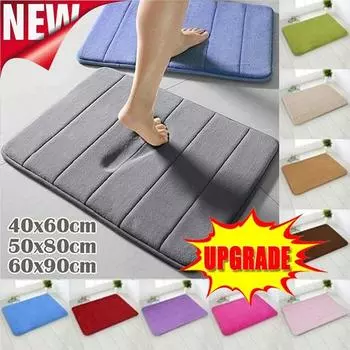 Коврик для ванной комнаты, супер впитывающий кухонный коврик, резиновые коврики, нескользящий коврик для ванной комнаты, душа, коврик для двери, передняя дверь 40X60CM серый