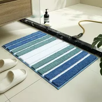 Коврик для ванной комнаты, супервпитывающий, моющийся, противоскользящий коврик, сверхтонкий волокнистый толстый плюшевый резиновый коврик для пола, плюшевое одеяло для душа. 400MMx600MM