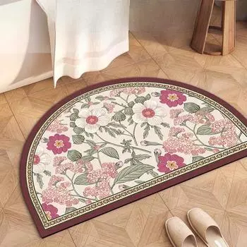 Коврик для ванной комнаты, утолщение, специальный нескользящий коврик для туалета, напечатанный на скандинавском языке, водопоглощающий, диатомитовый грязевой коврик для ванной комнаты 40x60cm