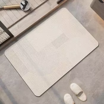 Коврик для ванной комнаты Впитывающий быстросохнущий коврик для ванной Коврики для ног Противоскользящий коврик для душа Коврик для ванны Входные коврики для домашней стирки 40cmx60cm