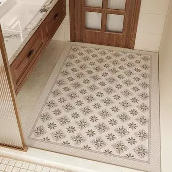 Коврик для ванной комнаты, впитывающий нескользящий коврик для пола, быстросохнущий коврик из диатомовой грязи, мягкий, большой площади, противопадающий коврик для ног Alfombra De Bao 45x75cm