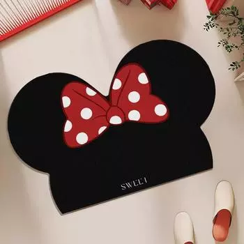 Коврик для ванной комнаты, впитывающий, нескользящий, быстросохнущий, с диатомовой грязью, мягкий коврик для ног, устойчивый к грязи, для туалета, туалетной двери 40 * 60CM