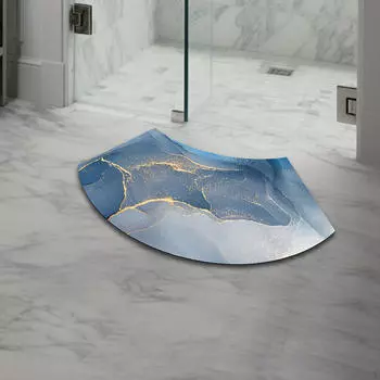 Коврик для ванной комнаты, впитывающий воду коврик для душа и прачечной Black Gold