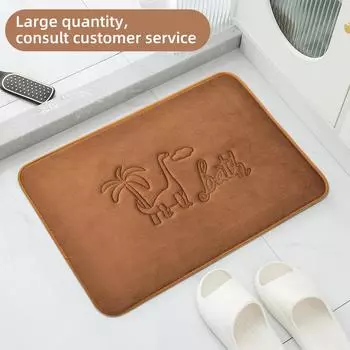 Коврик для ванной мягкий фланель бархат зеленый пена с эффектом памяти коврик для ванной машинная стирка впитывающий коврик для ванной противоскользящий толстый ванная комната 40cmx60cm