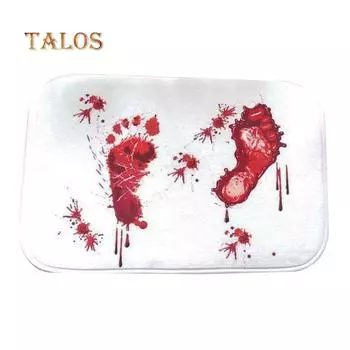 Коврик для ванной, напугайте своих друзей, кровавый след, коврик для ванной, нескользящий коврик, украшение 6#