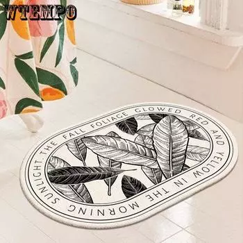 Коврик для ванной, нескользящий коврик в стиле INS, впитывающие ковры, входные коврики, коврики для балкона, крыльца, коврик для гостиной, ванной комнаты 40*60cm