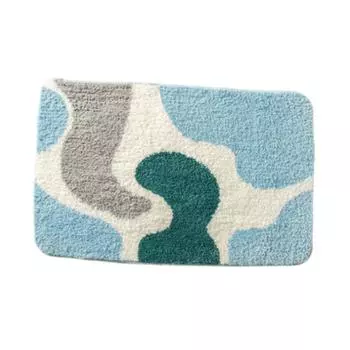 Коврик для ванной, нескользящий, мягкий, моющийся, для входа в туалет, для гостиной, кофе