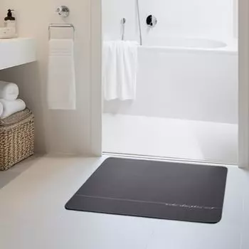 Коврик для ванной улучшенный x водопоглощение в 2 раза более гладкий и Диатомит для ванны для вытирания ног в ванной можно мыть быстро и безопасно см x 40 квадратный King s Ver. 2,0