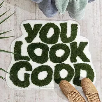 Коврик для ванной You Look Good, противоскользящий коврик для ванной 21x25 дюймов, впитывающий коврик для ванной 40*60cm
