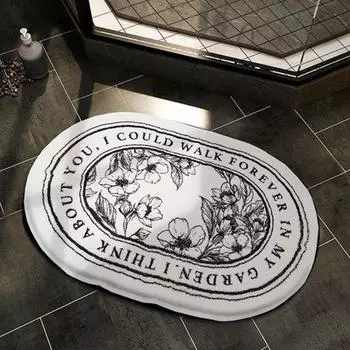 Коврик для ванной Yousheng, нескользящий, быстросохнущий, толстый, ультрамягкий, моющийся, для ванной комнаты 40*60cm 2