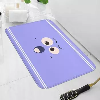 Коврик для входа в ванную комнату, противоскользящий Украшение для семейного пола Внутренний коврик для приветствия Коридор, балкон Длинный ковер 40cmx60cm