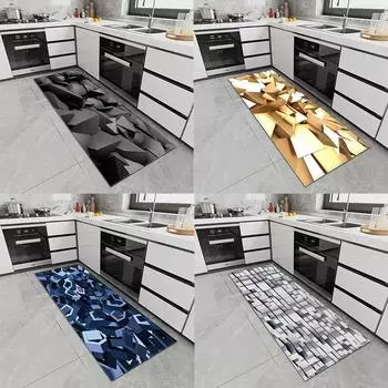 Коврик для входной двери, ковер для кухни, спальни, нескользящий напольный коврик для коридора, балкона, коврик с принтом, напольный коврик 50x80cm