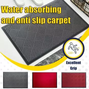 Коврик для входной двери, коврик для крыльца, удаляющий песок, коврик для ног, водопоглощающий нескользящий ковер для двери в ванную комнату One Size