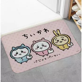 Коврик для входной двери Коврики Chiikawas Home Rugs Choice Kitchen Floor Mat Carpet Foot Bathroom Bathroom Room Nonslip Main Input Front 40x60cm