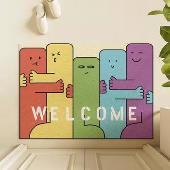 Коврик для входной двери, креативный коврик для дома из ПВХ, коврик для входной двери, коврик для двери, коврик для двери, коврик для двери 60*90